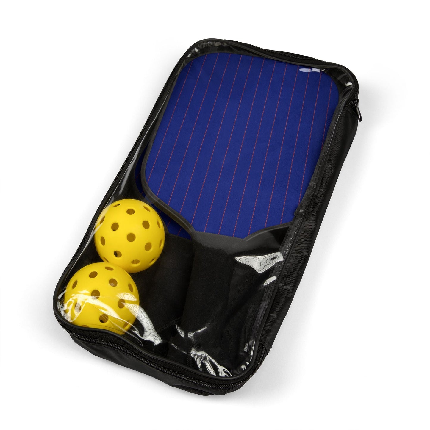 Pickleball Paddle Kit | Bright Blue & Orange | Pinstripe