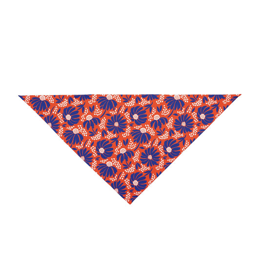 Pet Bandana | Bright Blue & Orange | Bellis
