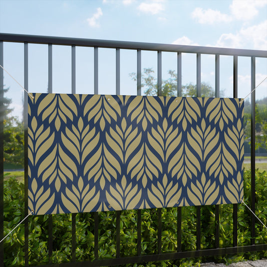 Banner | Gold & Blue | Palm