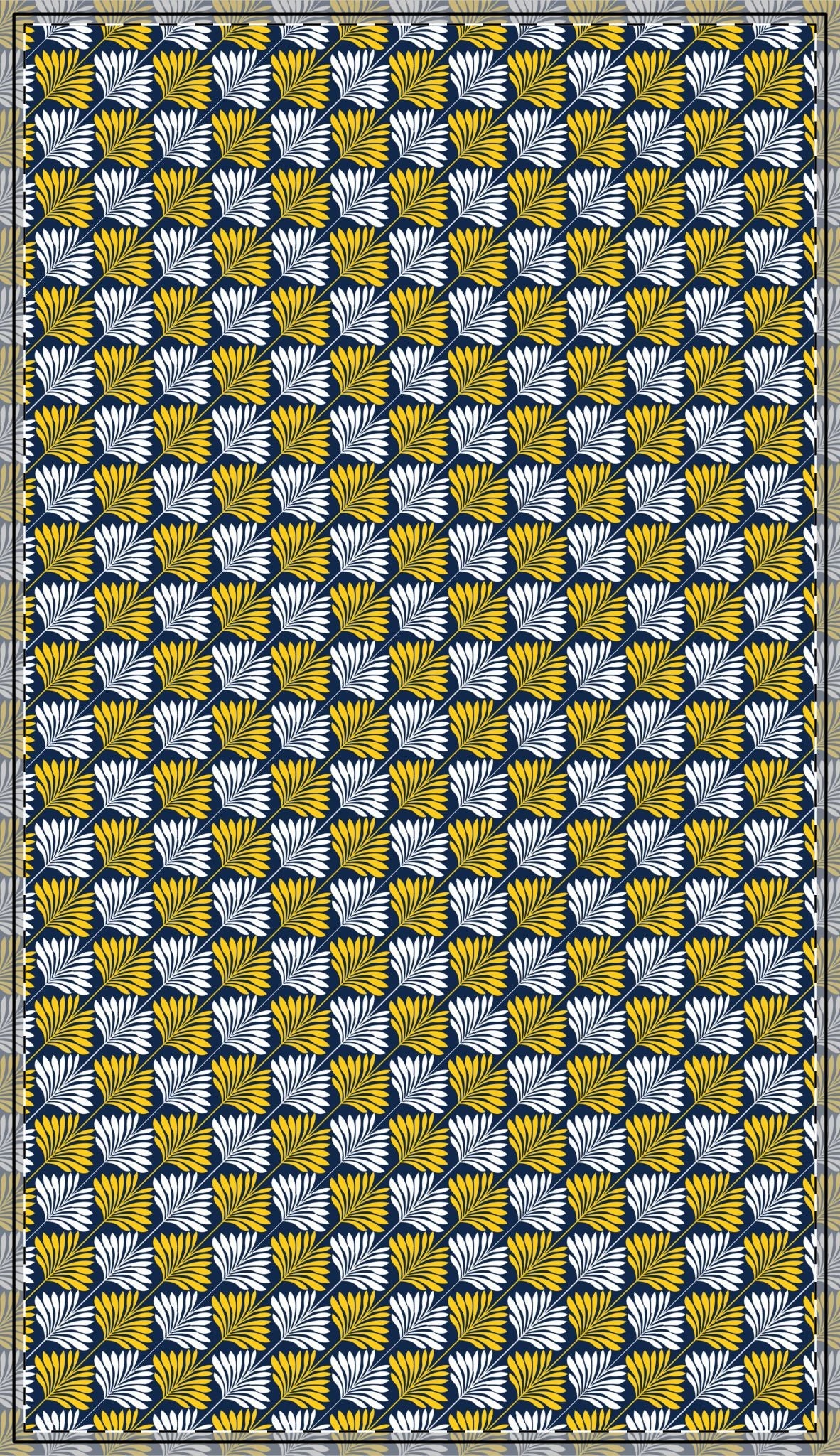 Tablecloth | Yellow & Blue | Deco