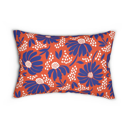 Pillow | Bright Blue & Orange | Bellis