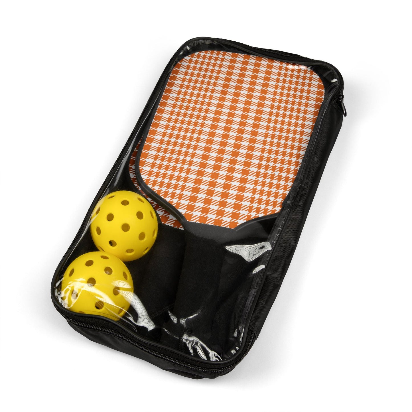Pickleball Paddle Kit | Orange & White | Tweed