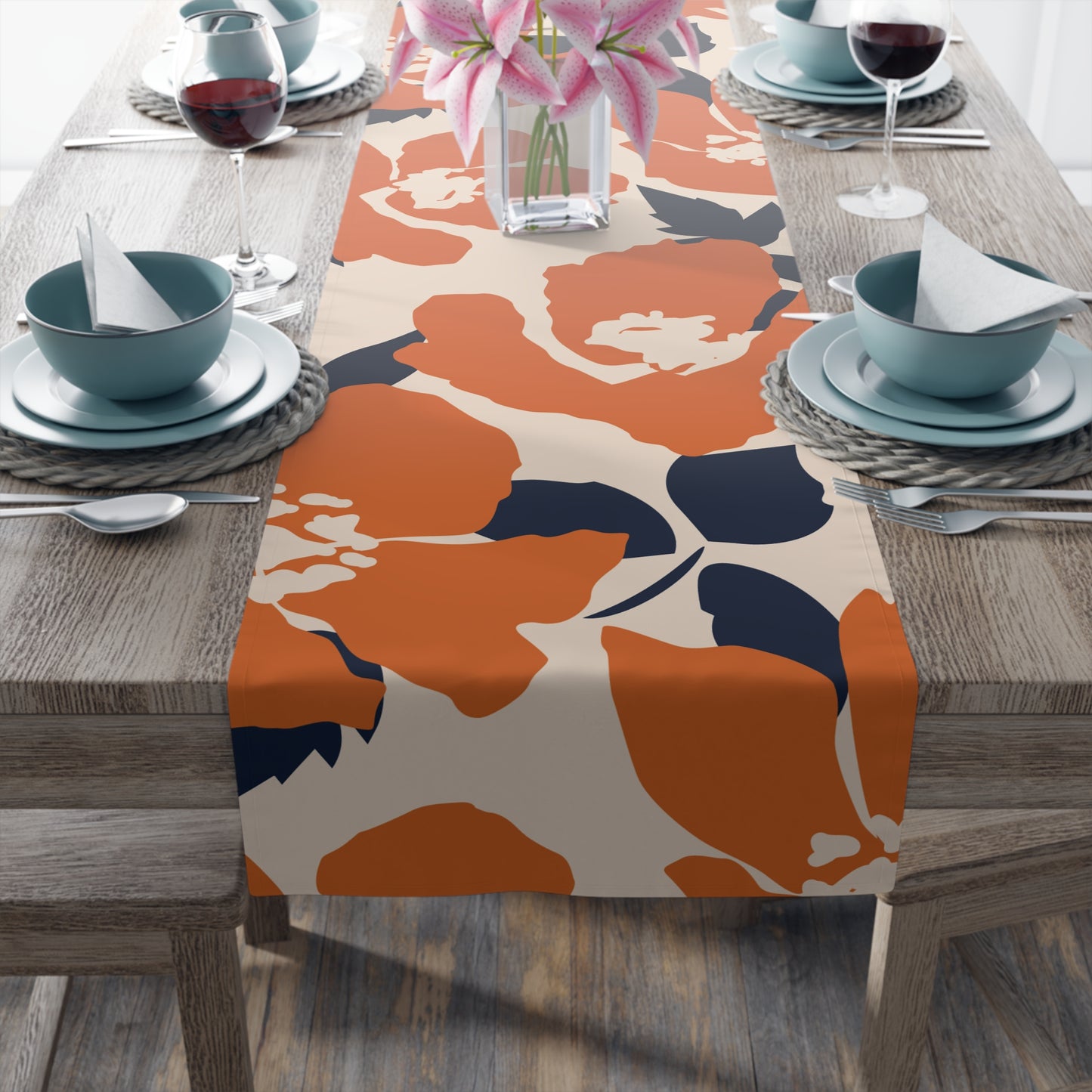 Table Runner | Auburn, Alabama | Poppy