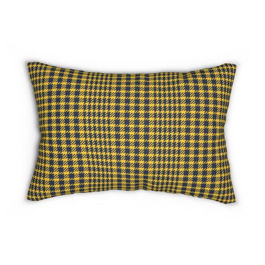Pillow | Yellow & Blue | Tweed