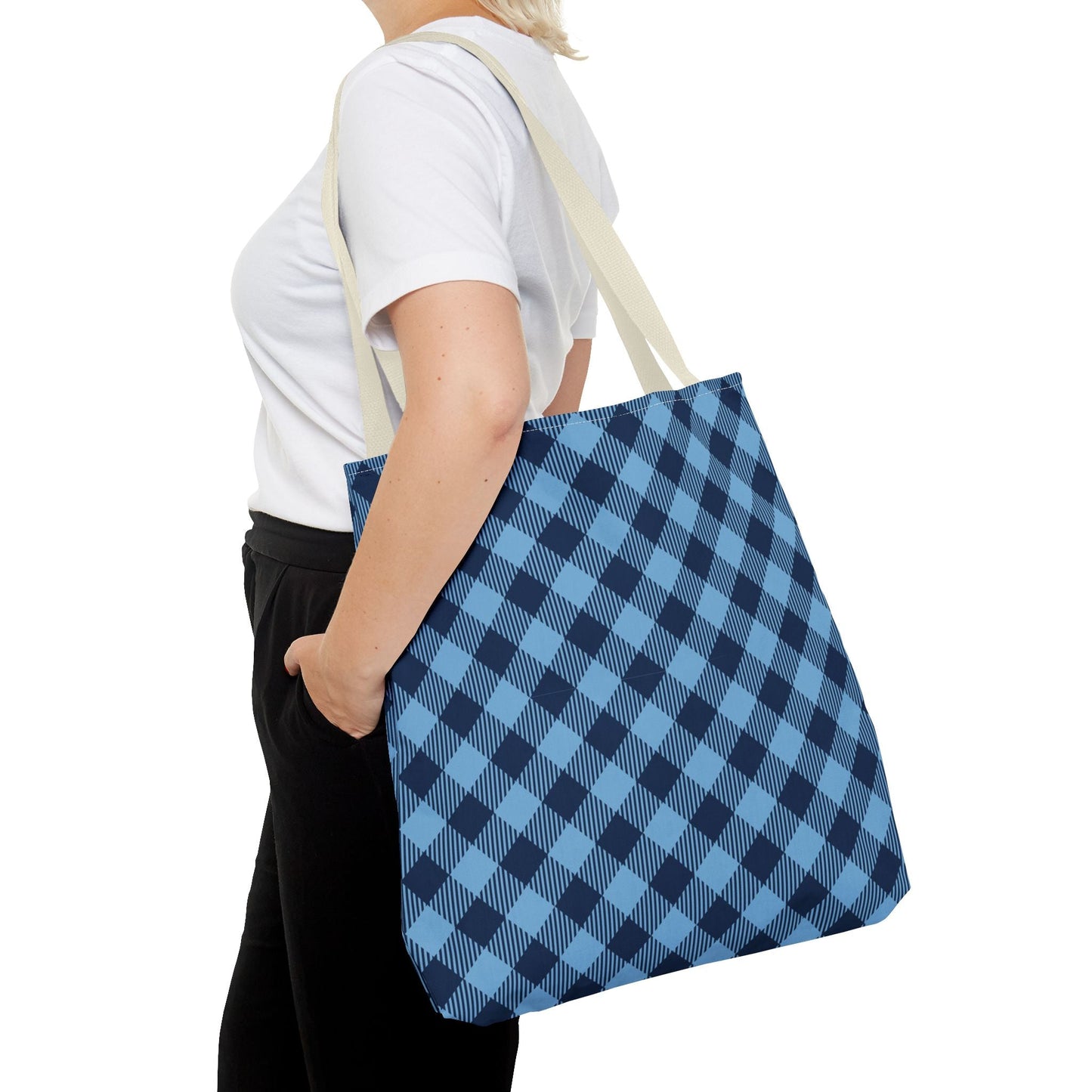 Totes | Light Blue & White | Gingham