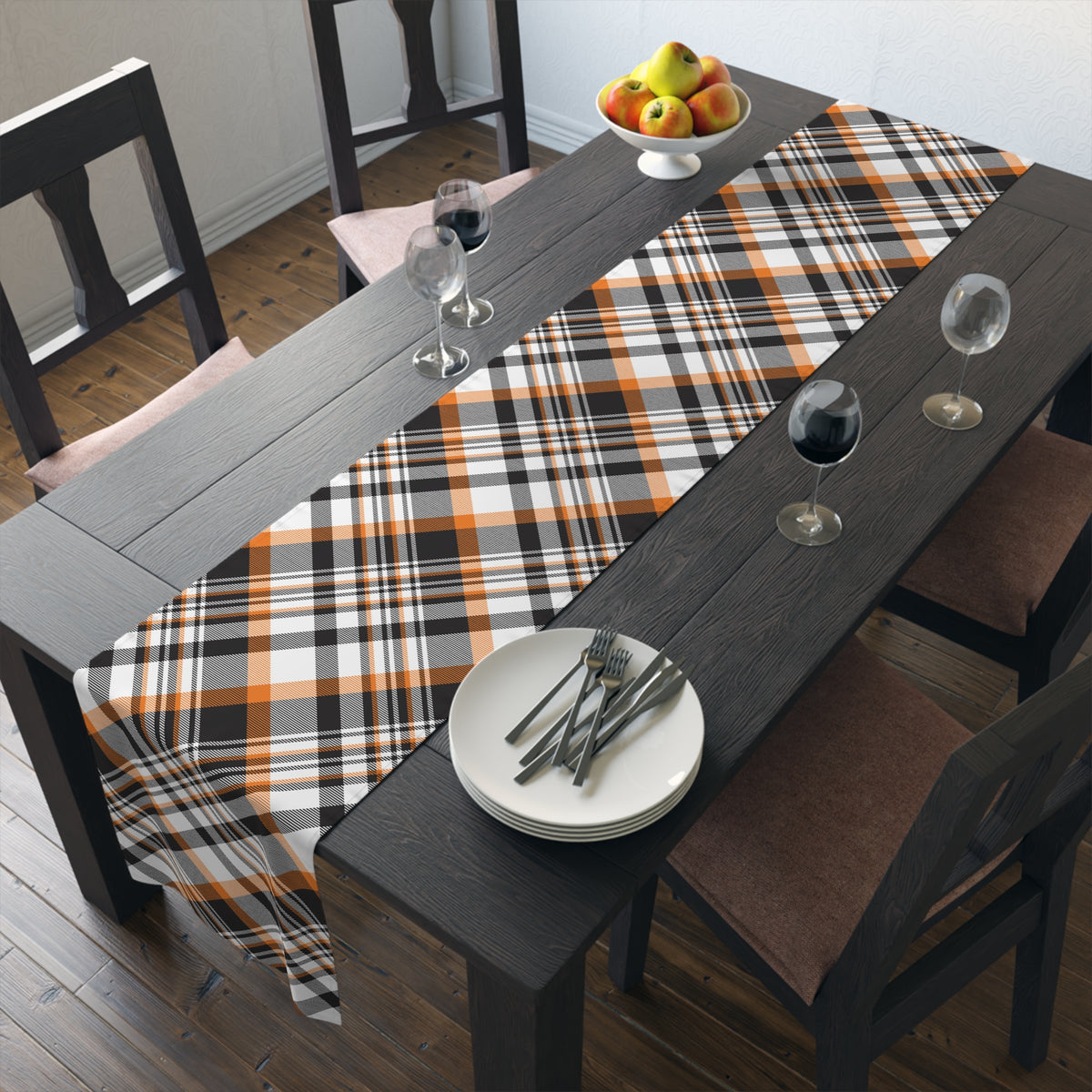 Table Runner | Princeton, New Jersey | Tartan