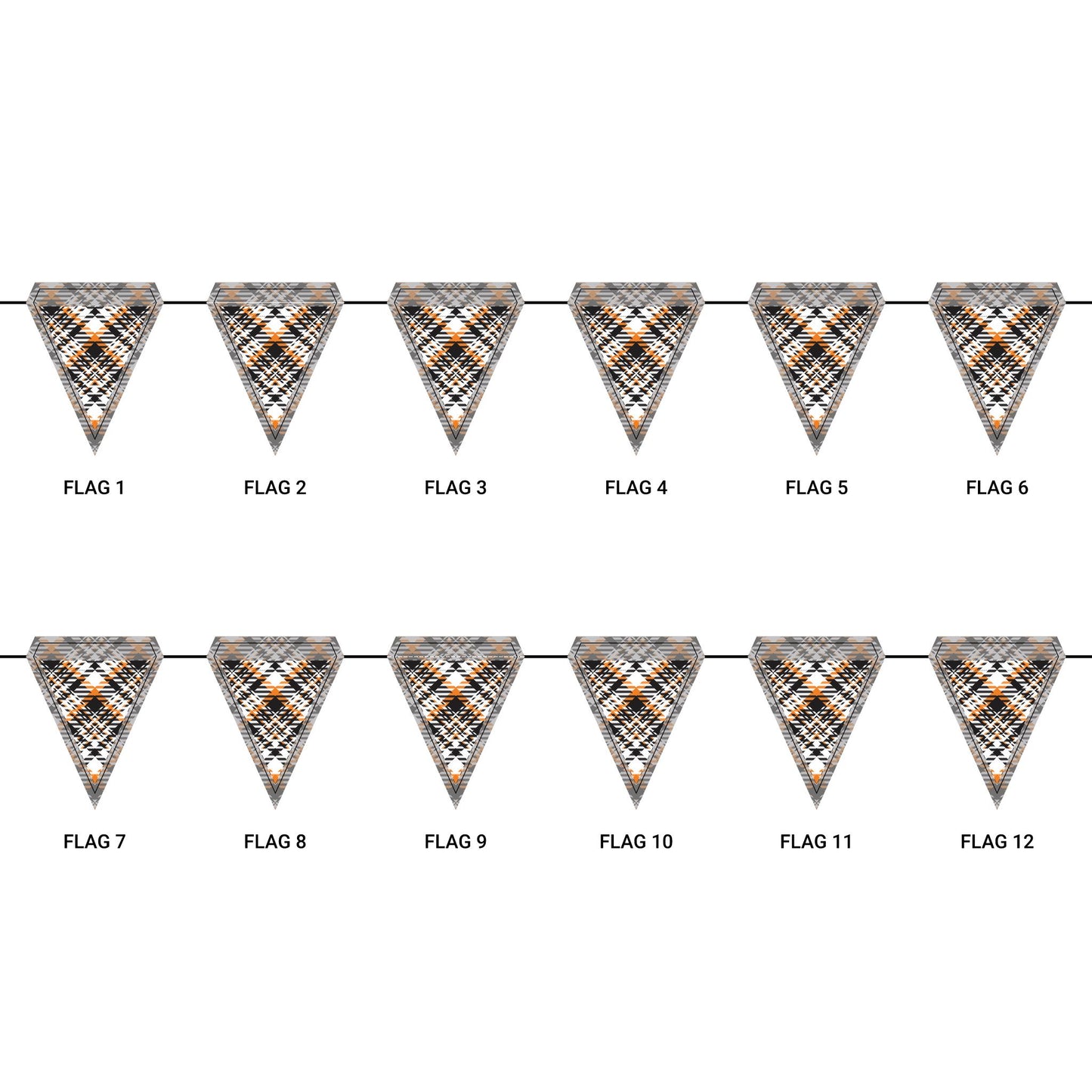 Flag Garland | Princeton, New Jersey | Tartan