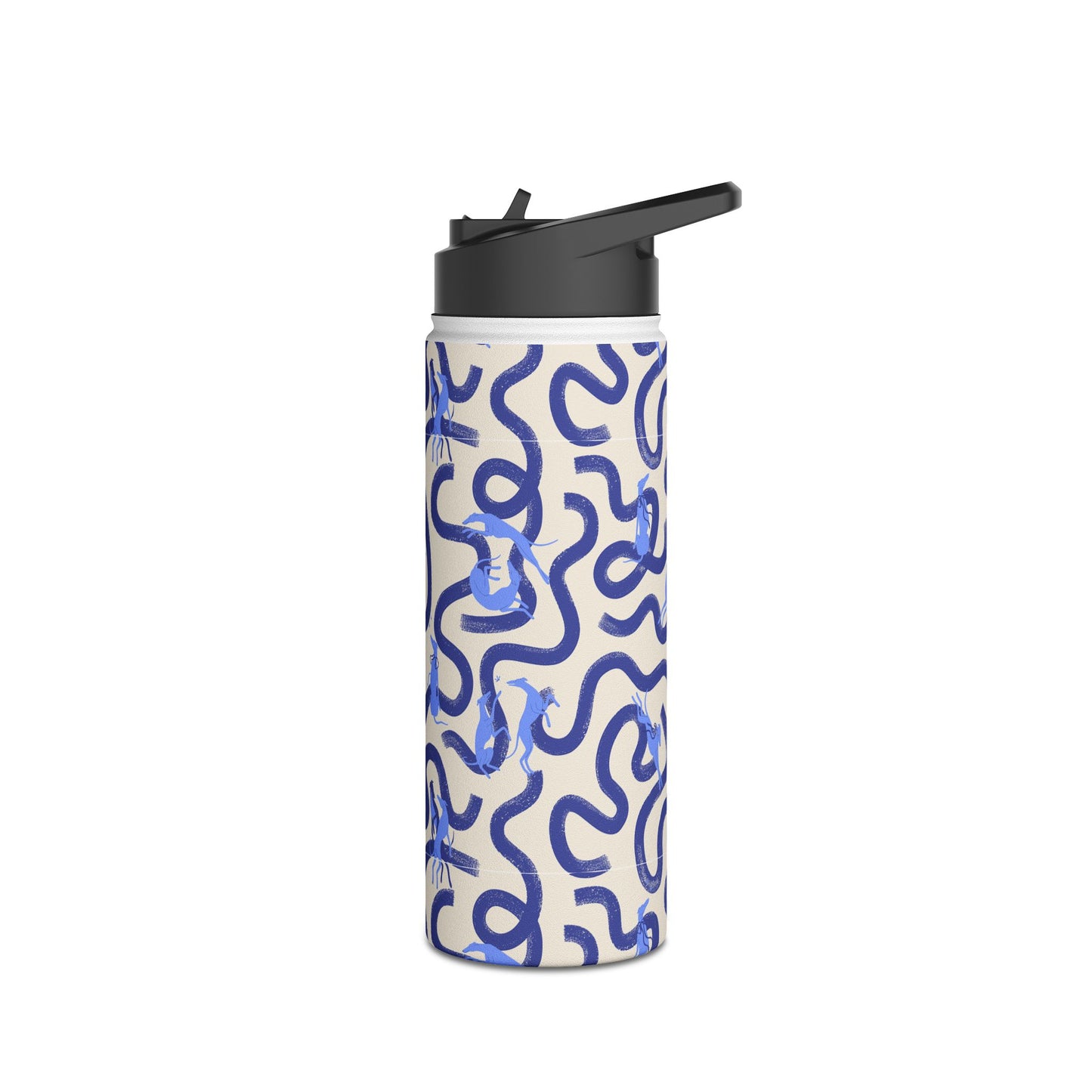 Insulated Water Bottle | Greyhounds | Blue Ribbon
