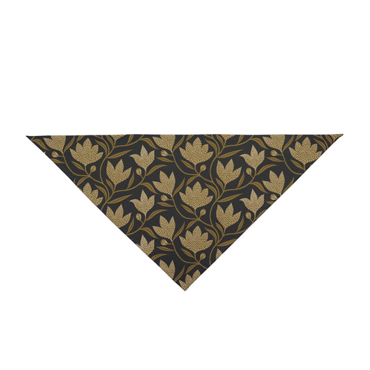 Pet Bandana | Black & Gold | Magnolia