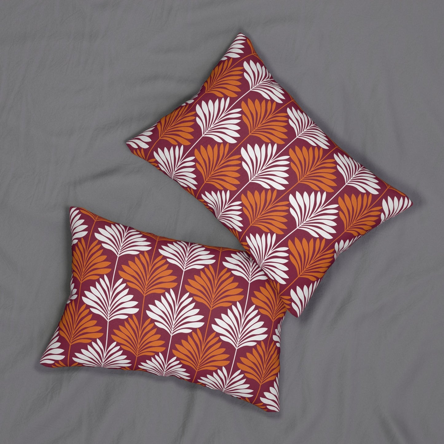Pillow | Maroon & Orange | Deco