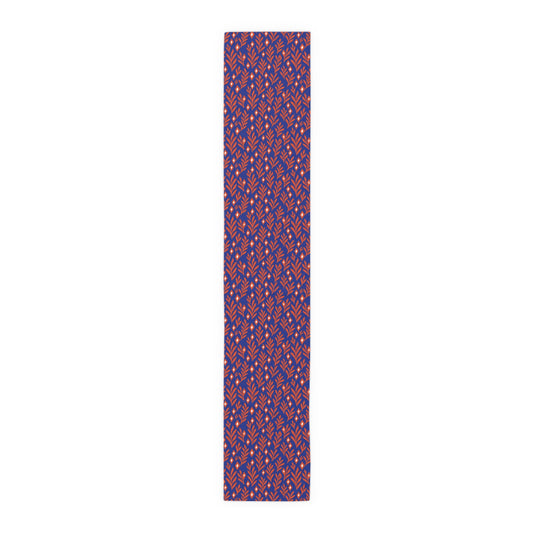 Table Runner | Bright Blue & Orange | Laurel