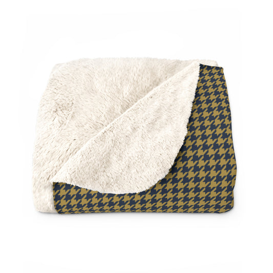 Sherpa Blanket | Notre Dame, Indiana | Houndstooth