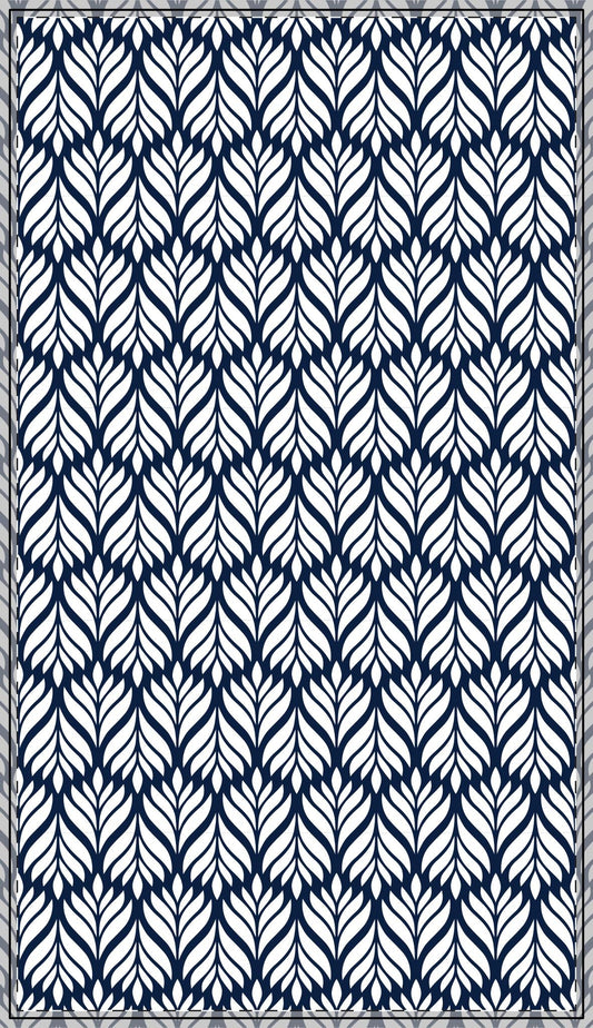 Tablecloth | Navy & White | Palm
