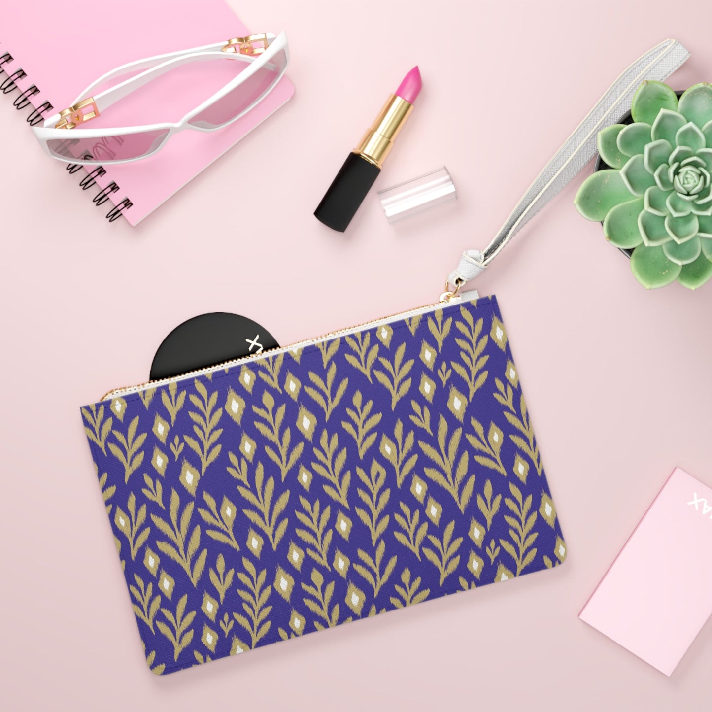 Clutch Bag | Purple & Gold | Laurel