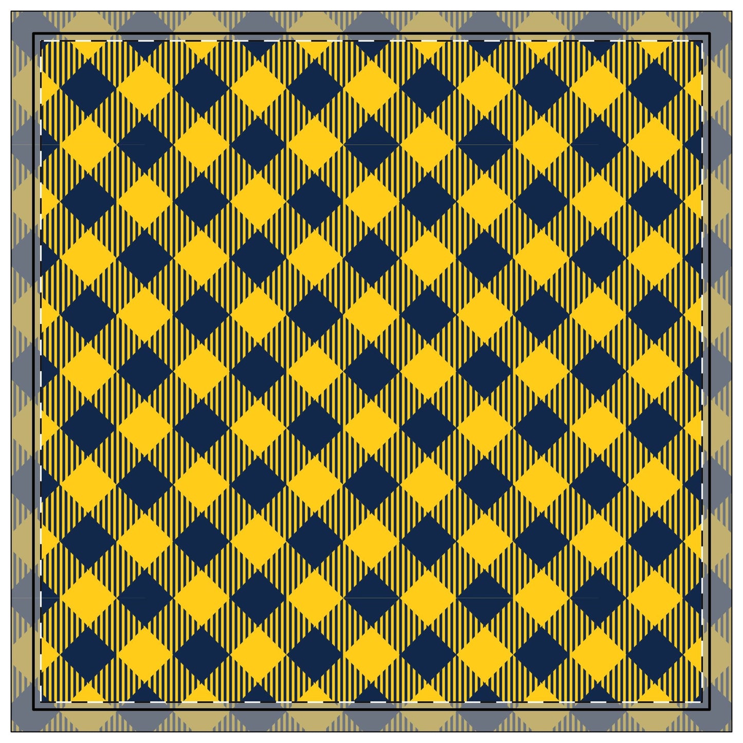 Napkins | Yellow & Blue | Gingham