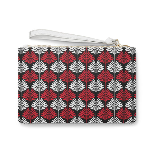 Clutch Bag | Red & Black | Deco