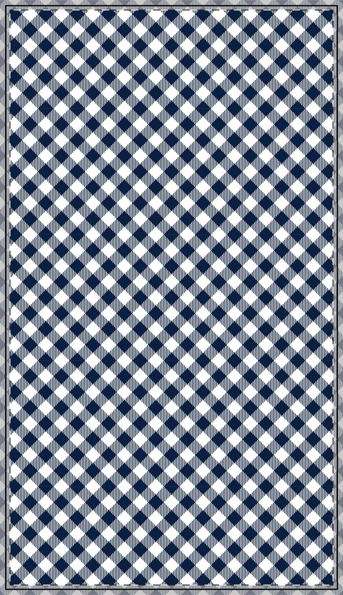 Tablecloth | Navy & White | Gingham