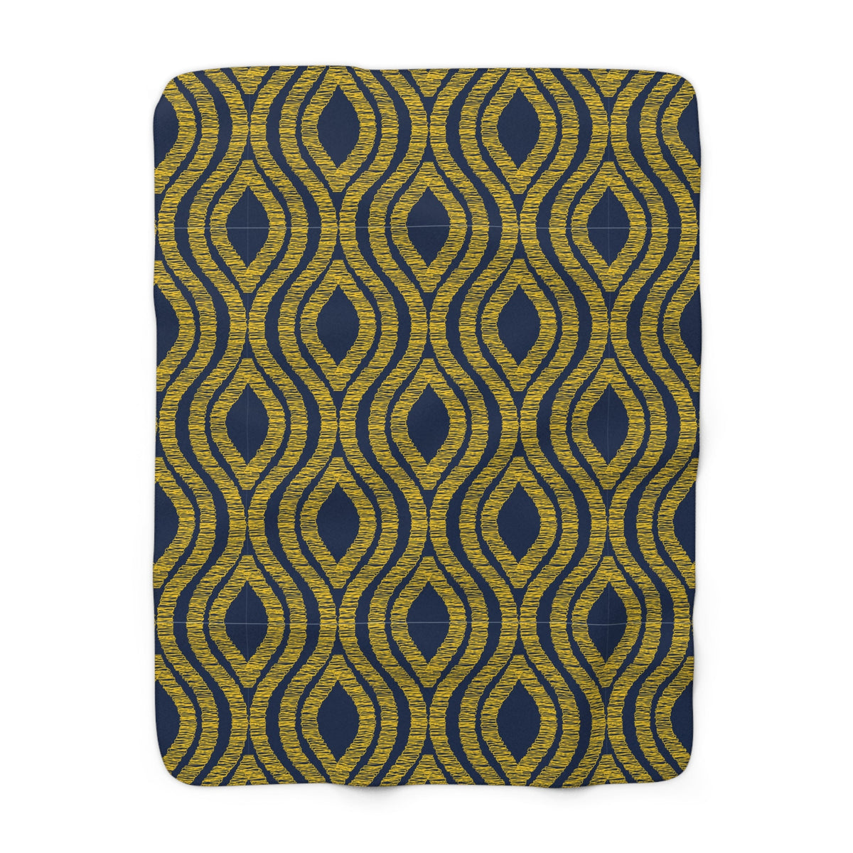 Sherpa Blanket | Yellow & Blue | Ogee
