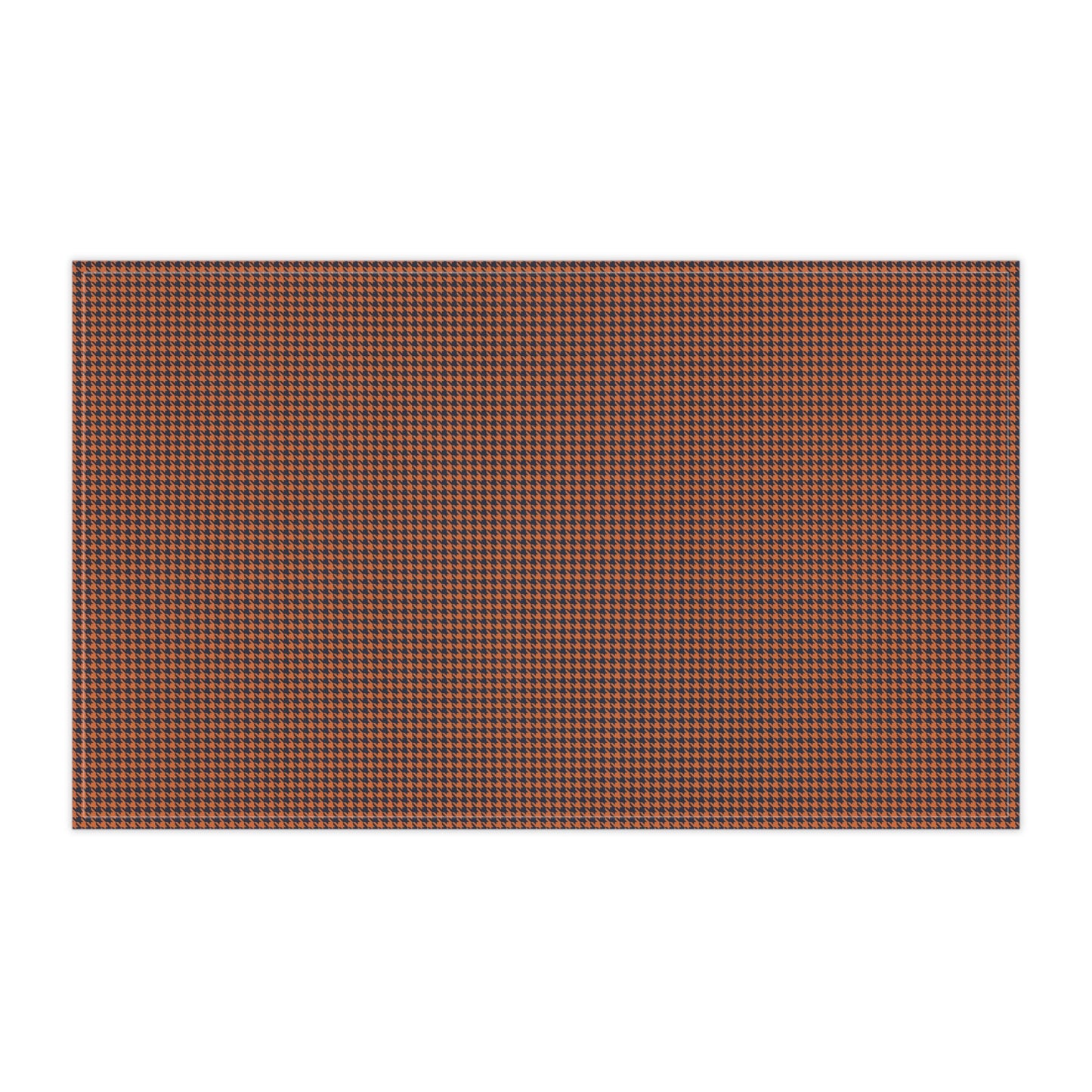 Tea Towels | Orange & Blue | Houndstooth