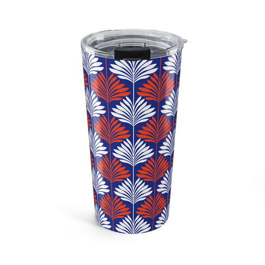 Tumbler | Bright Blue & Orange | Deco