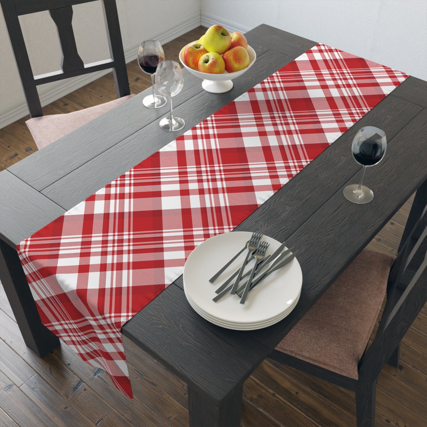 Table Runner | Madison, Wisconsin | Tartan
