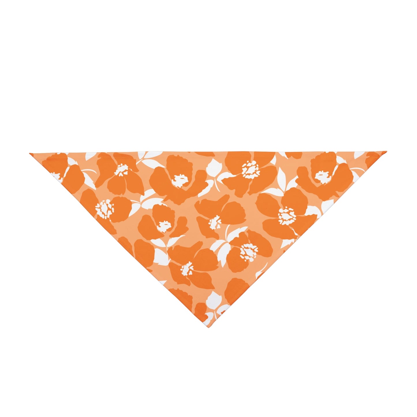 Pet Bandana | Orange & White | Poppy