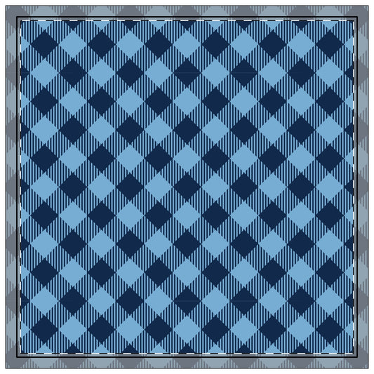 Napkins | Light Blue & White | Gingham