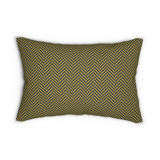 Pillow | Yellow & Blue | Herringbone