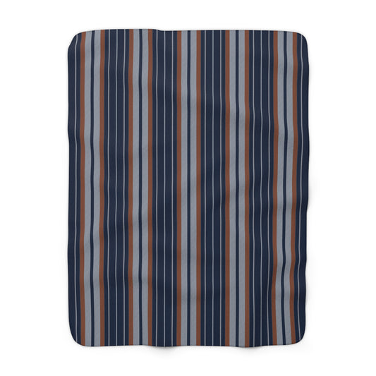 Sherpa Blanket | Auburn, Alabama | Stripe