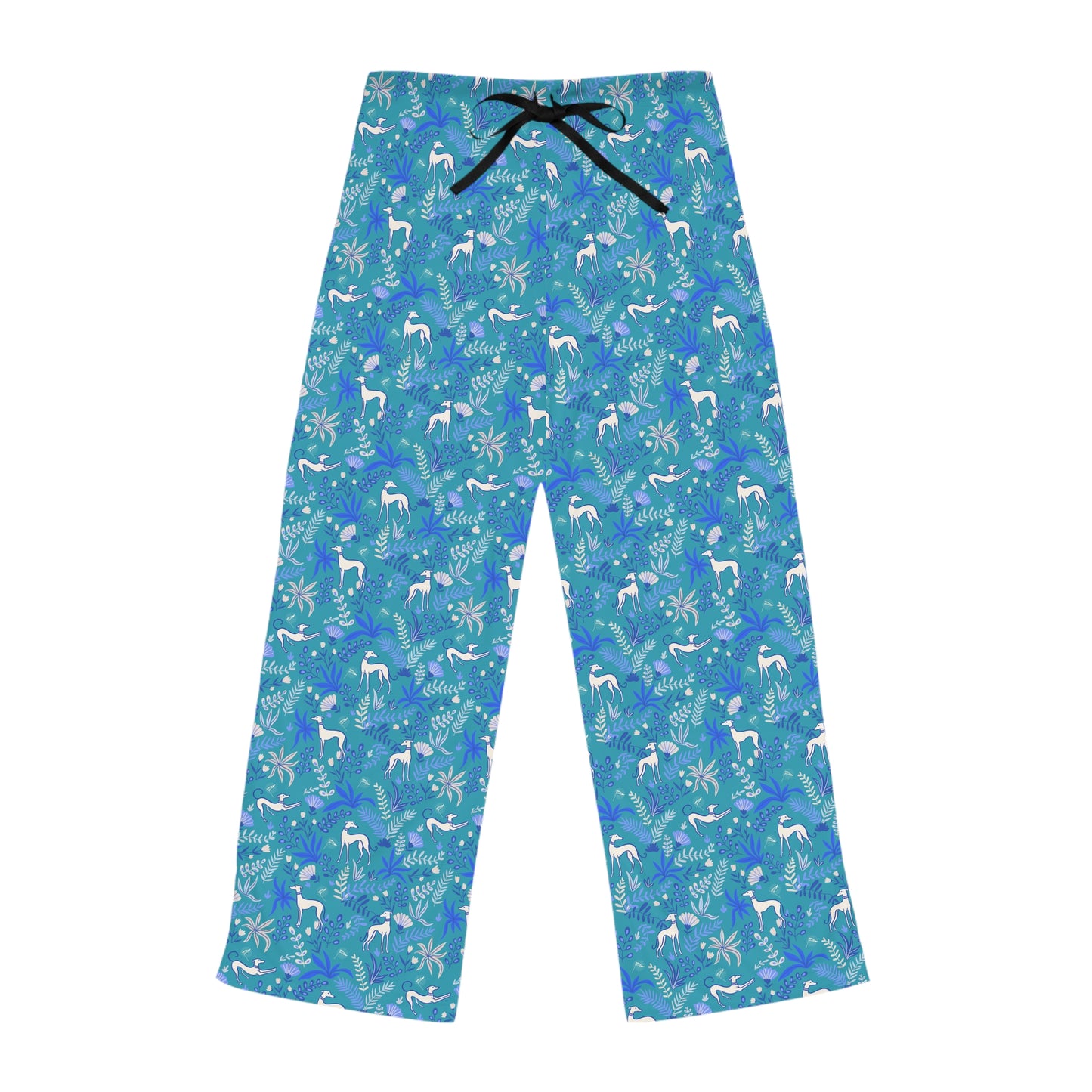 Adult PJ Pants | Greyhounds | Teal Fern