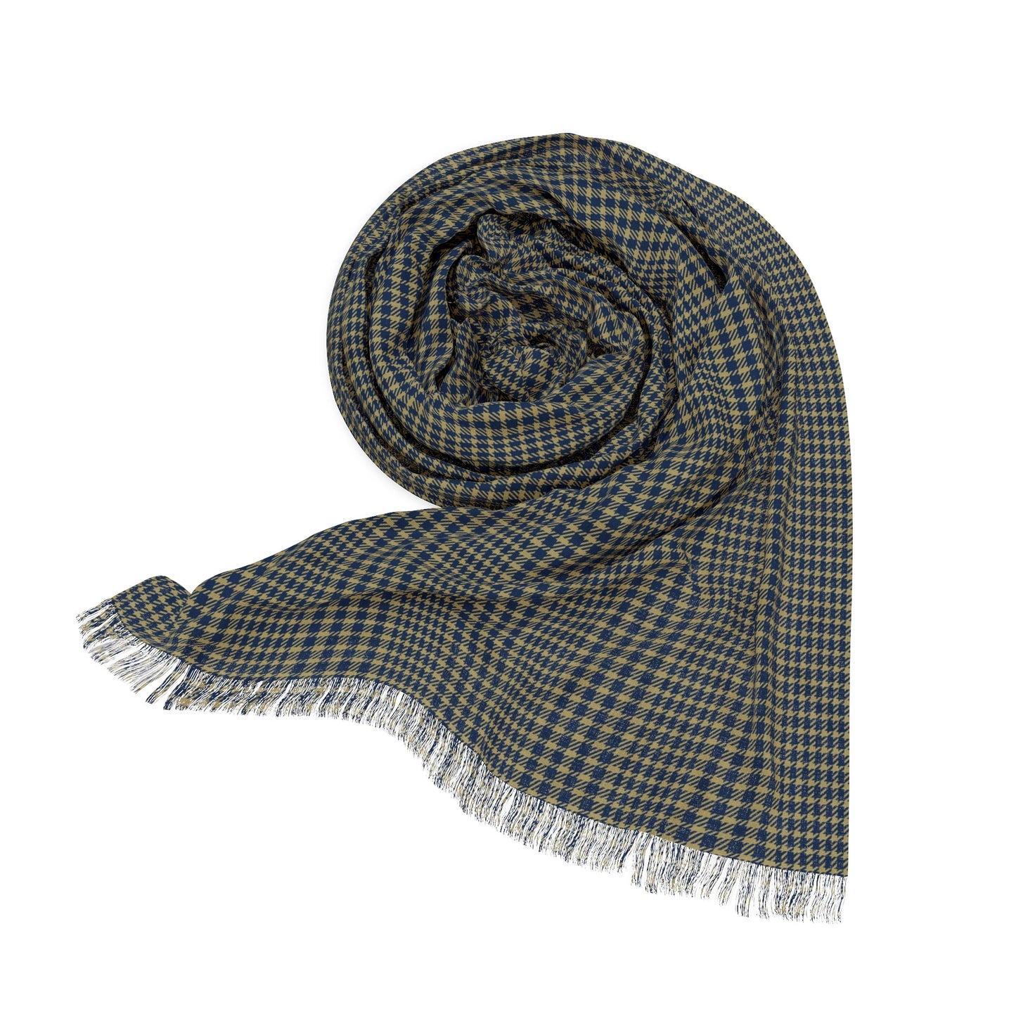 Scarf | Blue & Gold | Tweed