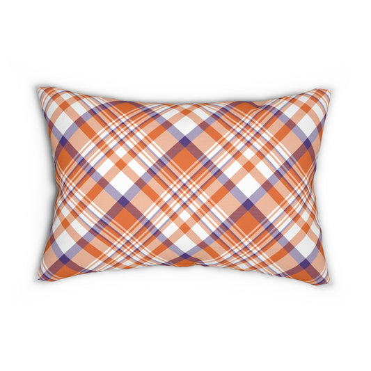 Pillow | Clemson, South Carolina | Tartan