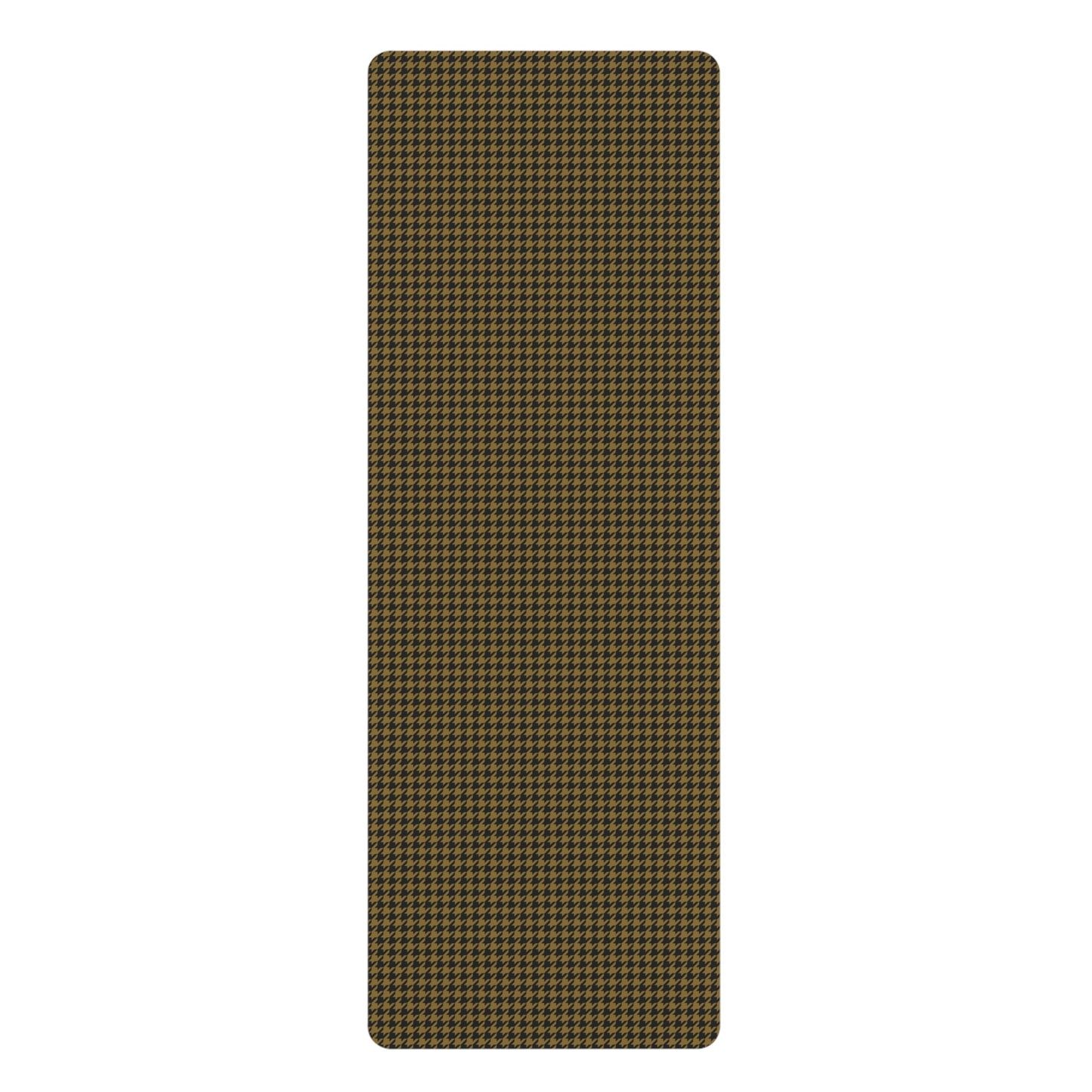 Yoga Mat | Black & Gold | Houndstooth