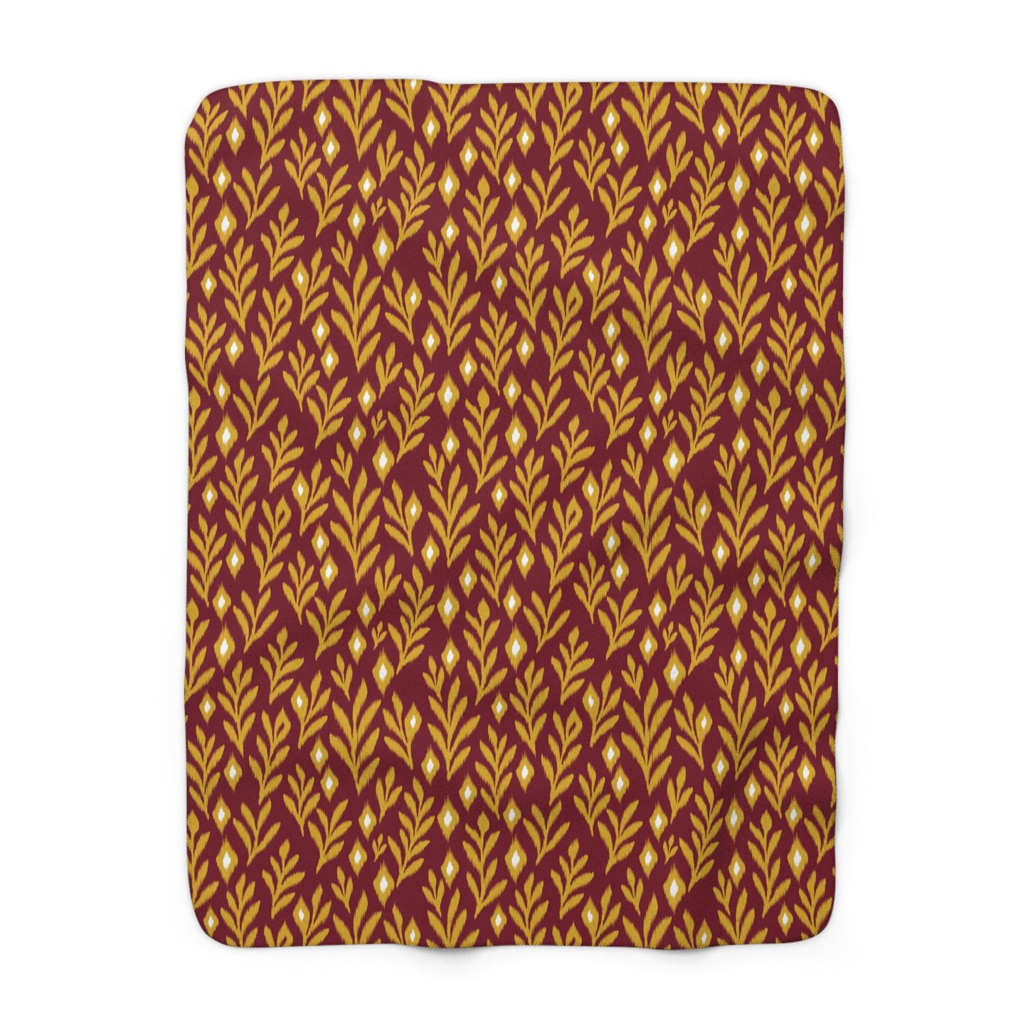 Sherpa Blanket | Red & Yellow | Laurel