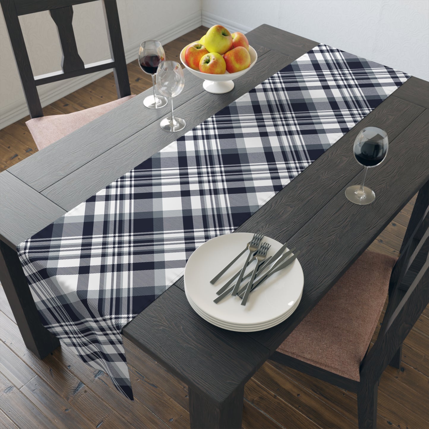Table Runner | Storrs, Connecticut | Tartan