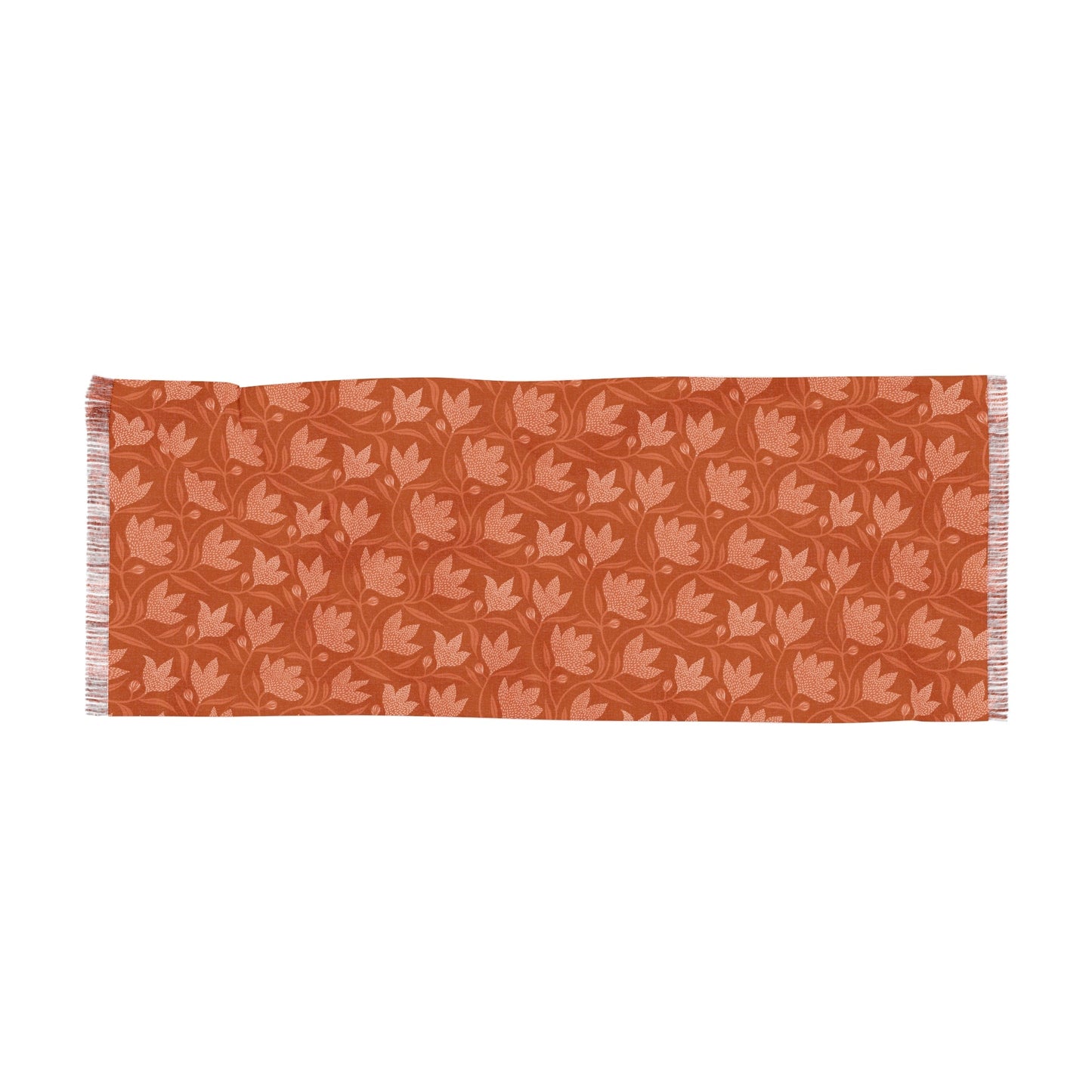 Scarf | Dark Orange & White | Magnolia