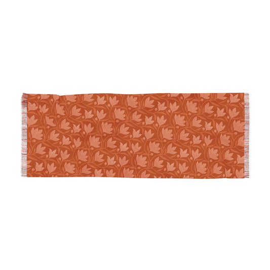 Scarf | Dark Orange & White | Magnolia