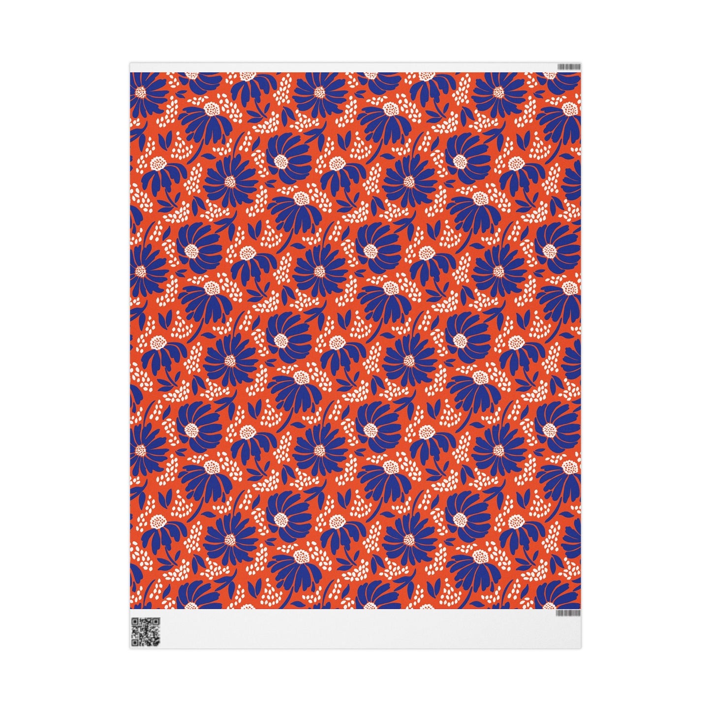 Gift Wrap | Bright Blue & Orange | Bellis