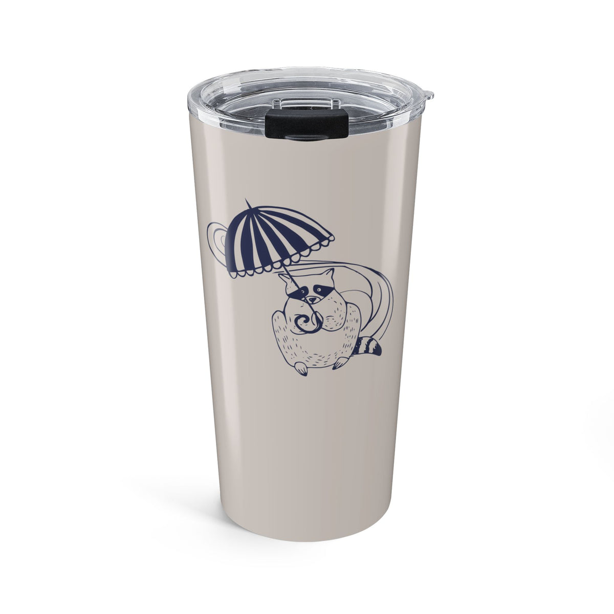 NYP 20oz Tumbler | Raccoon Umbrella