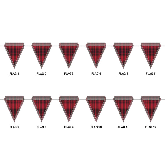 Flag Garland | Athens, Georgia | Tweed