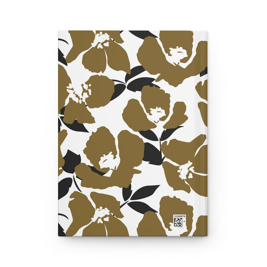 Hardcover Journal | Black & Gold | Poppy