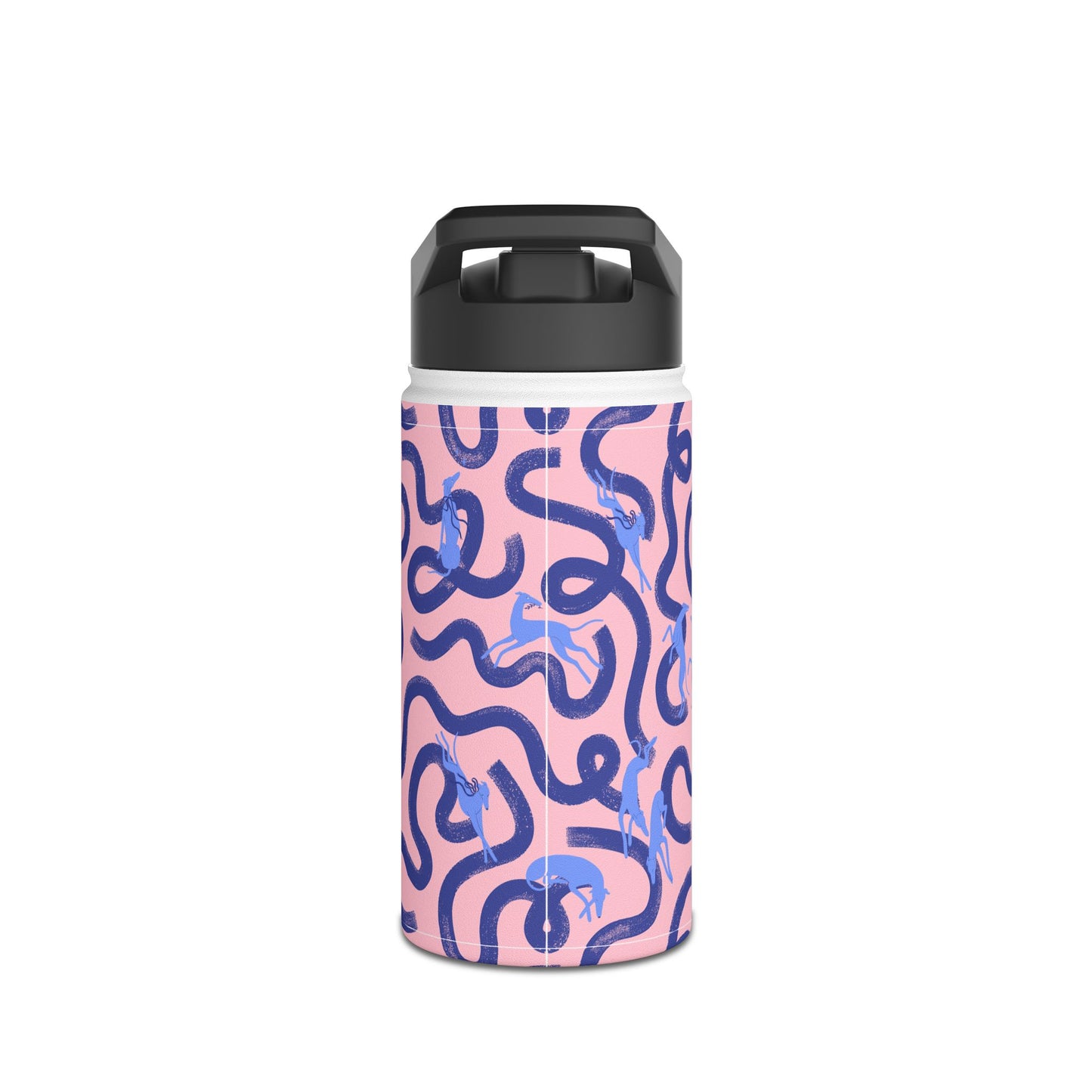 Insulated Water Bottle | Greyhounds | Pink Ribbon