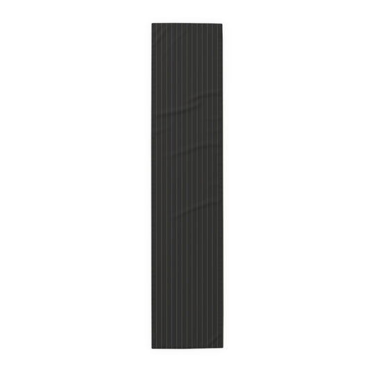 Table Runner | Black & Gold | Pinstripe