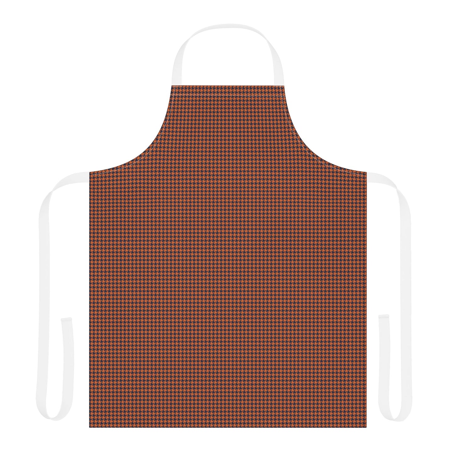 Apron | Orange & Blue | Houndstooth