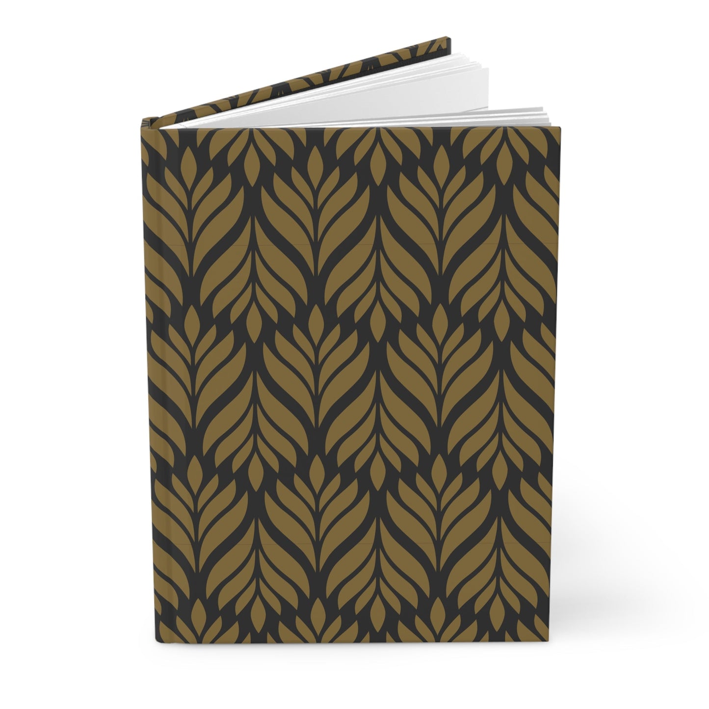 Hardcover Journal | Black & Gold | Palm