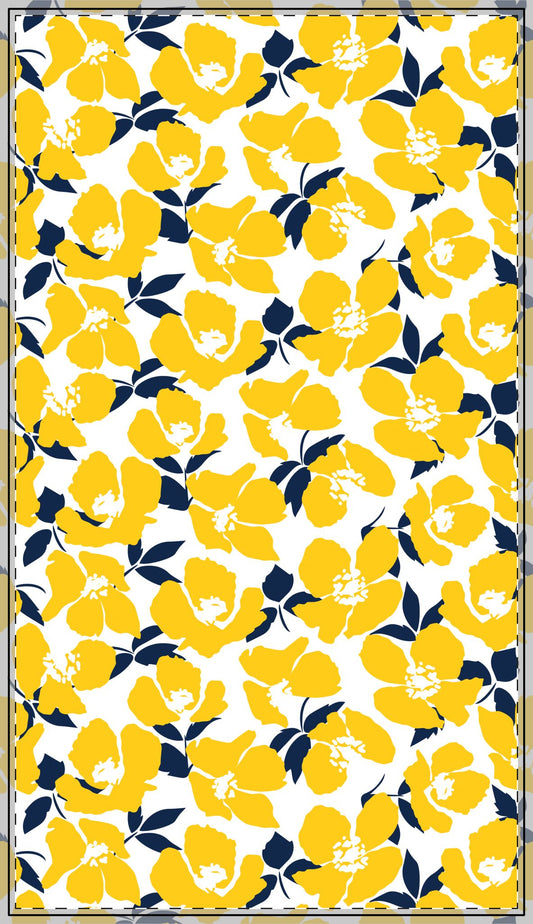 Tablecloth | Yellow & Blue | Poppy