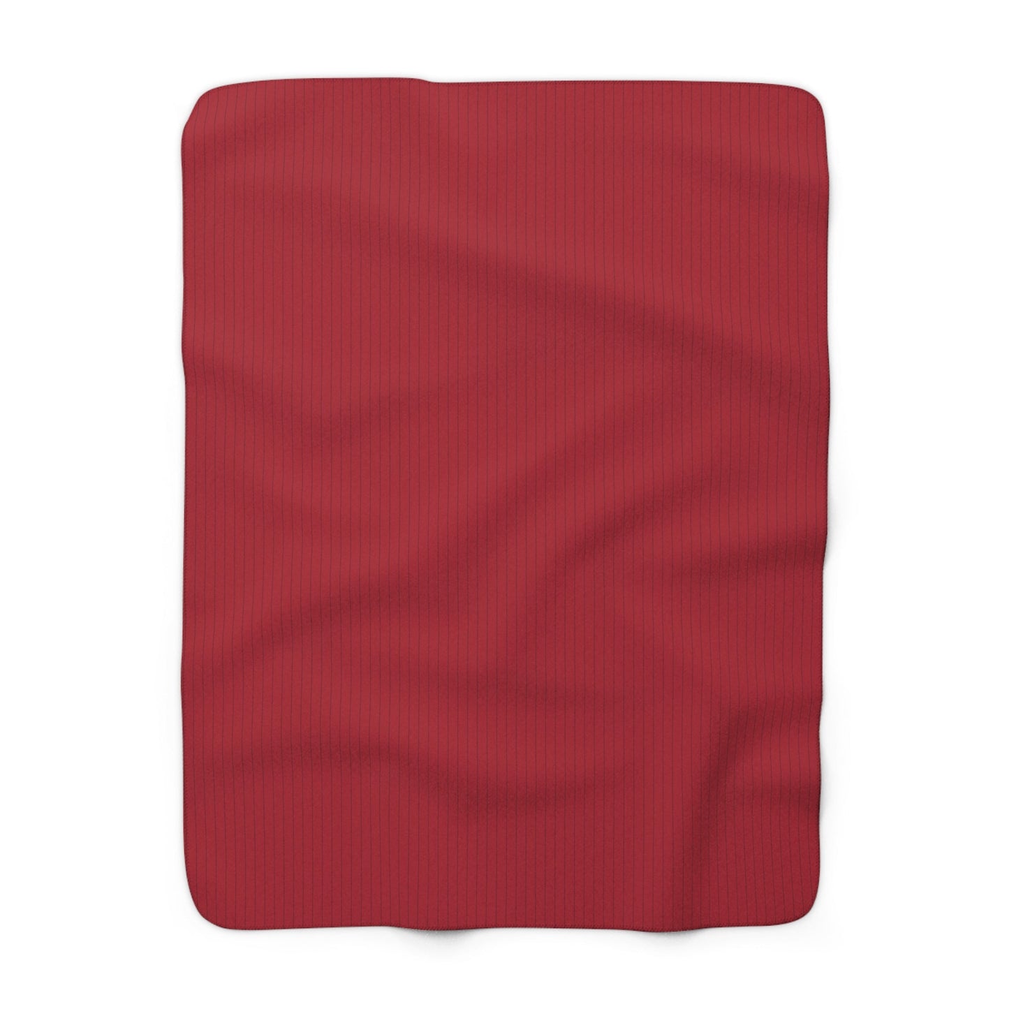 Sherpa Blanket | Red & Black | Pinstripe