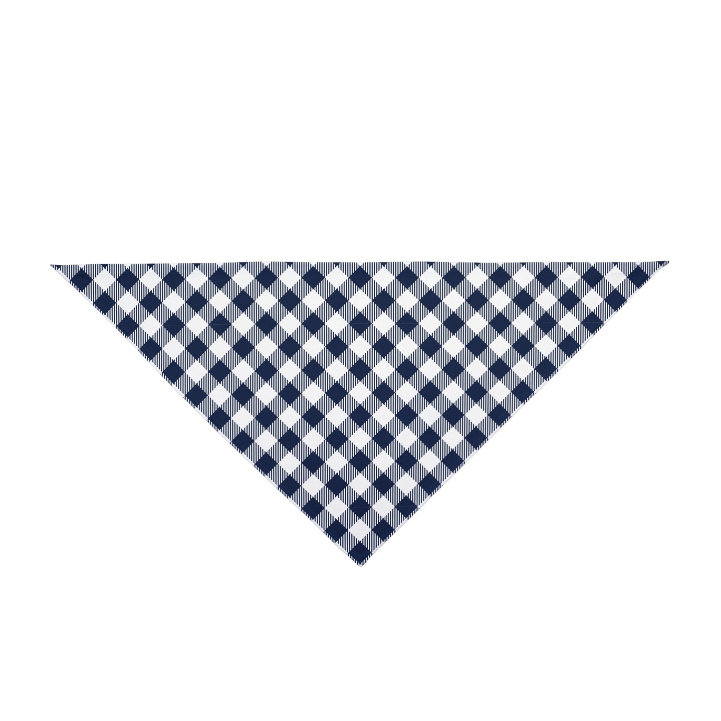 Pet Bandana | Navy & White | Gingham