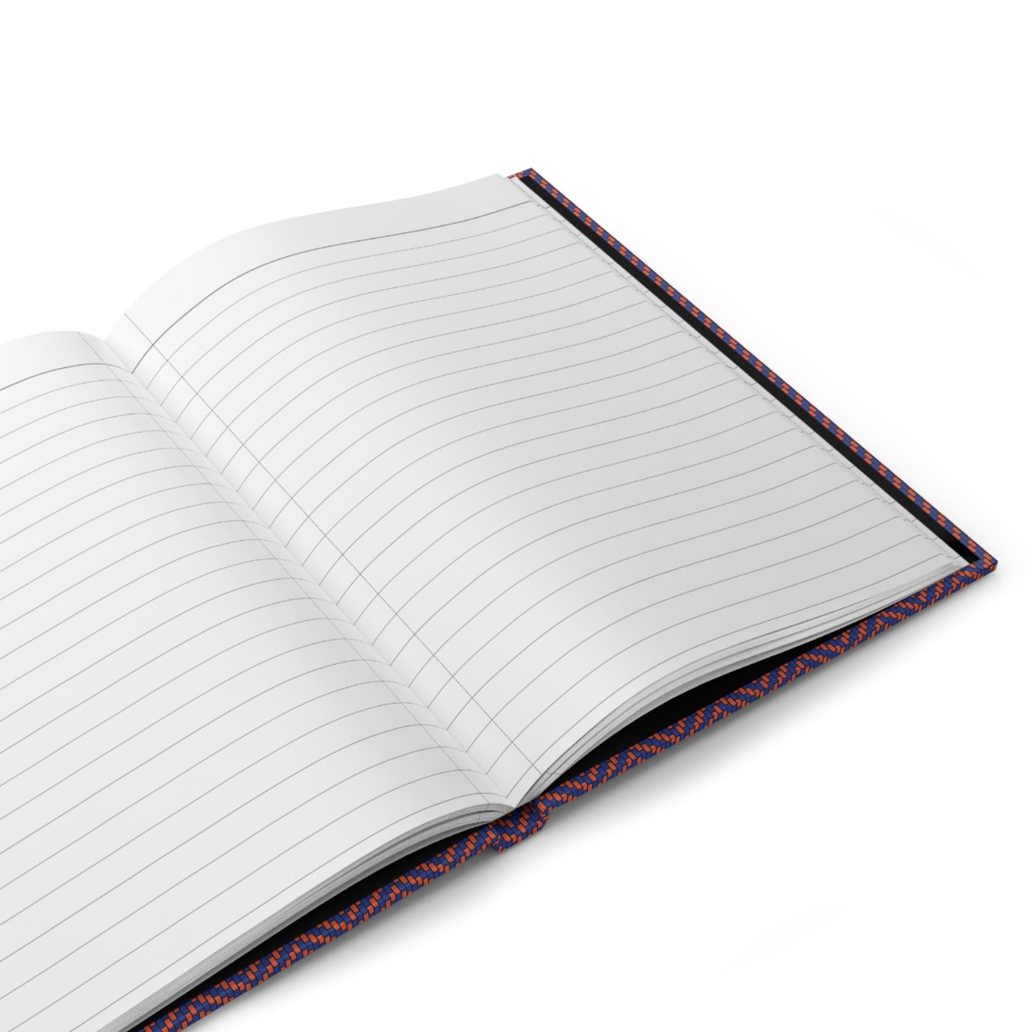 Journal | Bright Blue & Orange | Herringbone
