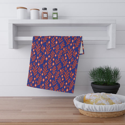 Tea Towels | Bright Blue & Orange | Laurel